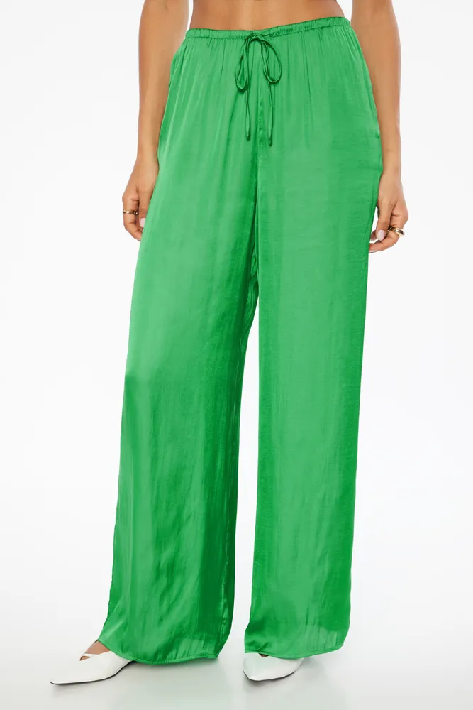 Santina Satin Wide Leg Pants