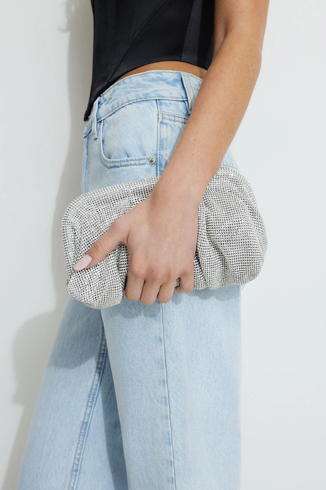 Draped Gem Clutch