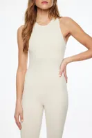 Cross Open Back Active Jumpsuit