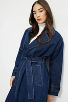 Denim Trench Coat