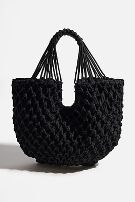 Oversized Knotted Day Bag