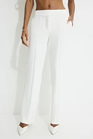 Mid Rise Straight Leg Pants