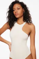 Sculpt High Neck Asymmetric Bodysuit