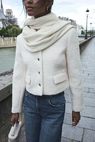 Short Bouclé Blazer