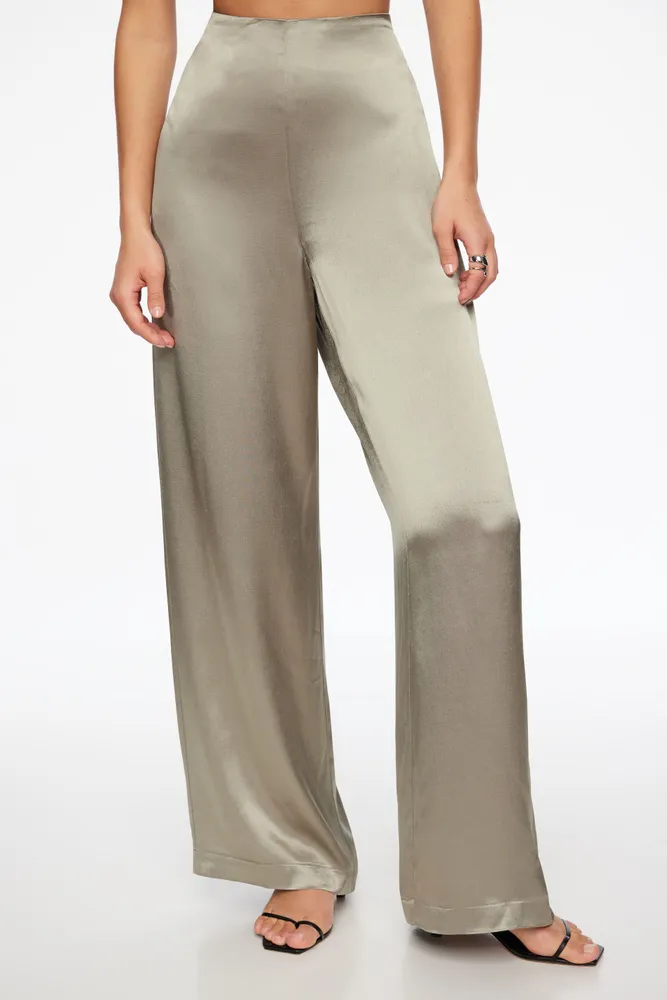 Malika Satin Wide Leg Pant