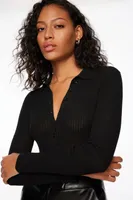 Polo Sweater Bodysuit