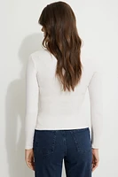 Renae Ribbed Flyaway Cardigan