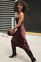 Amira Satin Slip Maxi Dress