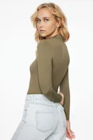 Quinn Long Sleeve Mock Neck Bodysuit