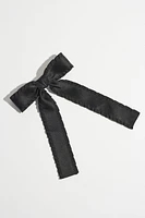 Ruffle Edge Bow Hairclip