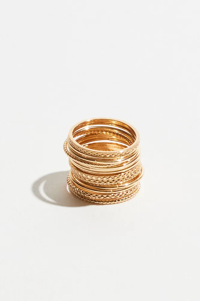 15-Pack Threadbare Rings