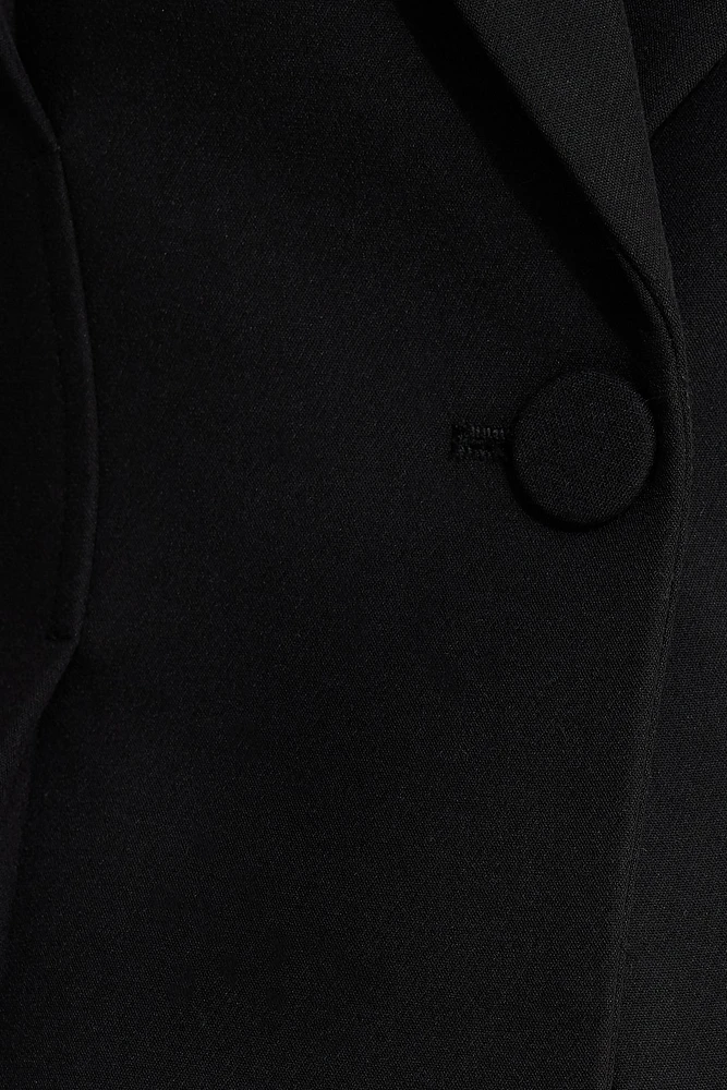 Single Button Fitted Blazer