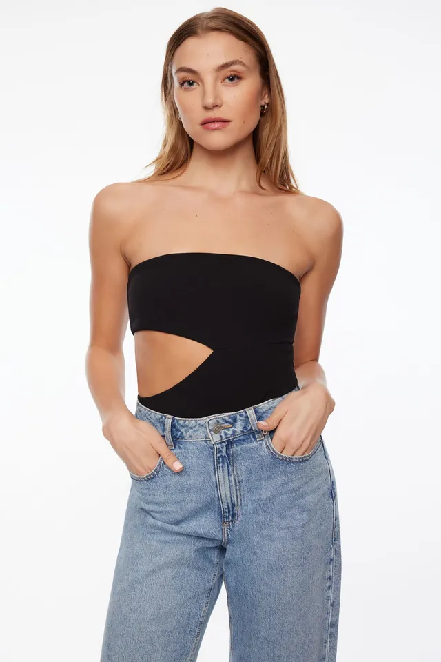 Sculpt Asymmetrical Cut Out Bodysuit