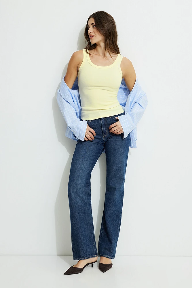 Rio Ribbed Tank Top