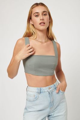 Dynamite Square Neck Bustier | Metropolis at Metrotown