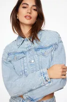 Boyfriend Pearl Denim Jacket