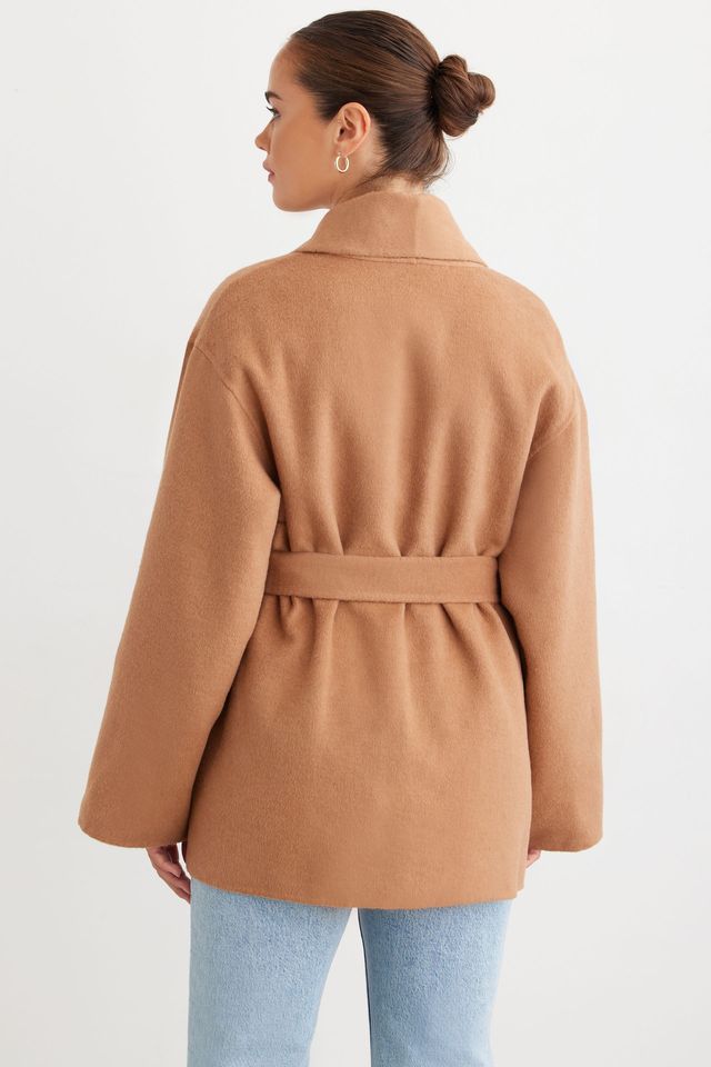 dynamite wool coat