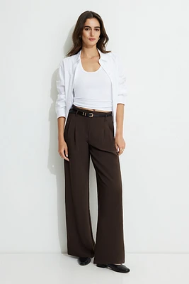 Jourdan Wide Mid Rise Pants