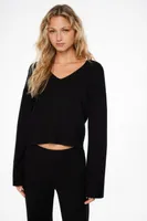 Long Sleeve V-Neck Sweater