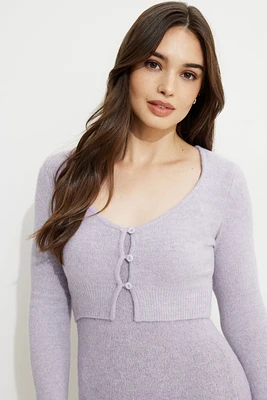 Heavenlyarn™ Cropped Flyaway Cardigan