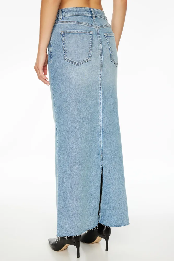 Denim Maxi Skirt