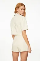 Kelsey Short Sleeve Cropped Blazer