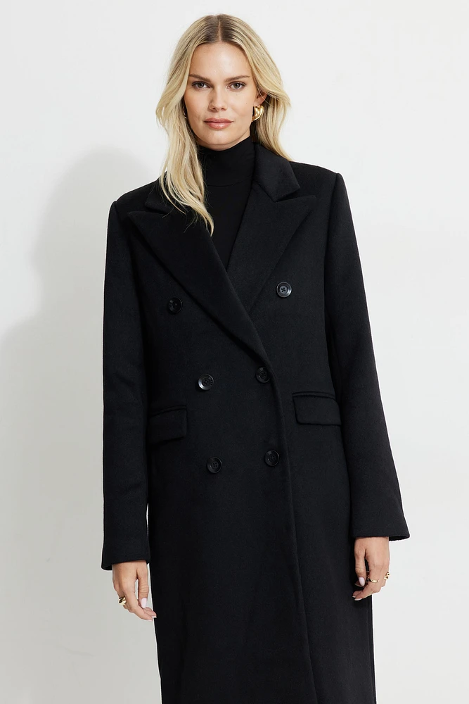 Double Breasted Wool Coat