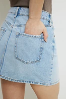 Denim Mini Skirt