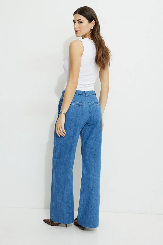Wide Leg Trouser Jeans