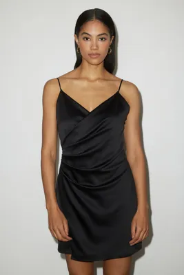 leslie satin cami dress