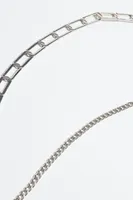 Flat Link Chain Belt 