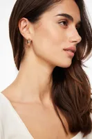 3-Pack Chunky Hoop Earrings