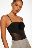 Rosette Mesh Bodysuit