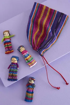 Worry Dolls in Pouch
