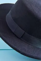 Black Flat Top Hat