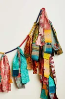 Fabric Tassel with Beads Garland