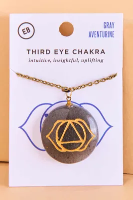 Aventurine Third Eye Chakra Necklace