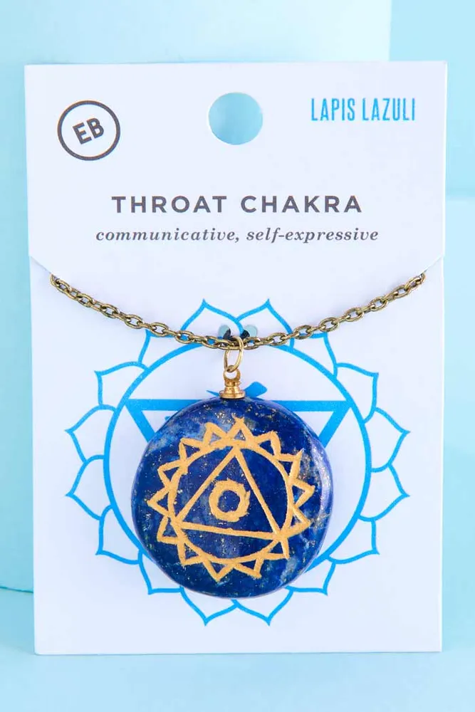 Gold Chakra Crystal Necklace