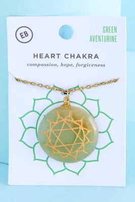 Aventurine Heart Chakra Necklace