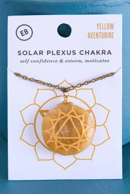 Aventurine Solar Plexus Chakra Necklace