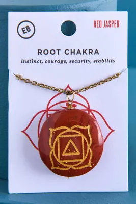 Jasper Root Chakra Necklace