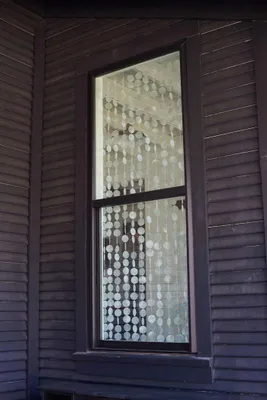 White Capiz Shell Door Curtain