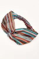 Crochet Twist Multicolor Headband