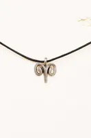 Aries Stainless Steel Zodiac Talisman Necklace