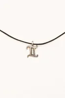 Gemini Stainless Steel Zodiac Talisman Necklace