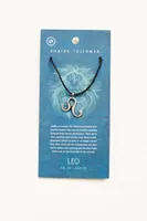 Leo Stainless Steel Zodiac Talisman Necklace