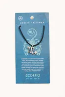 Scorpio Stainless Steel Zodiac Talisman Necklace