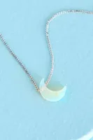 Opal Moon Necklace
