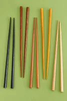 Set of 5 Wood Grain Chopsticks