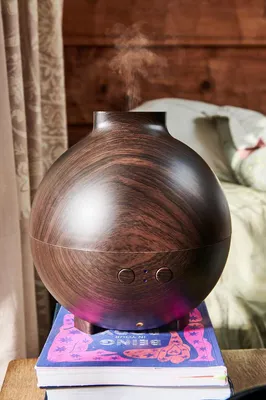 Dark Faux Wood Essential Oil Diffuser